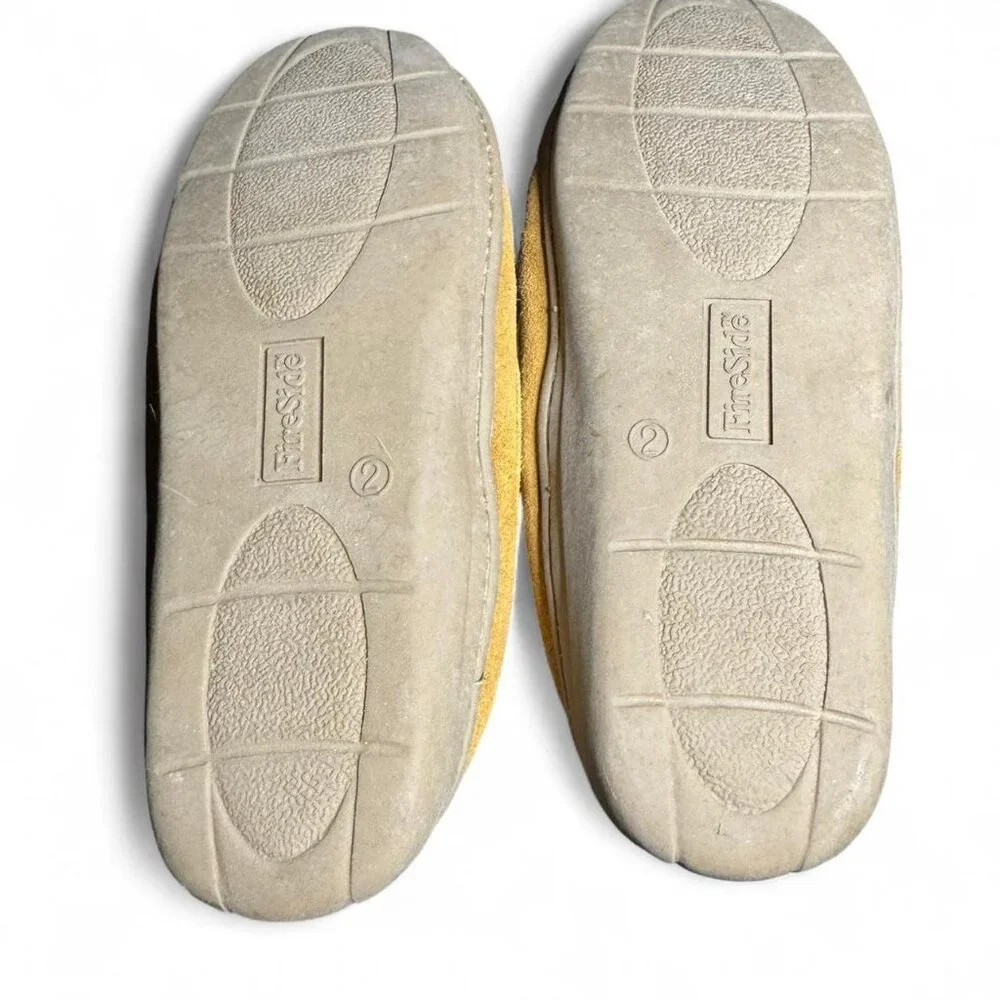 Y2K Older Style Fireside Moccasin Slippers Youth